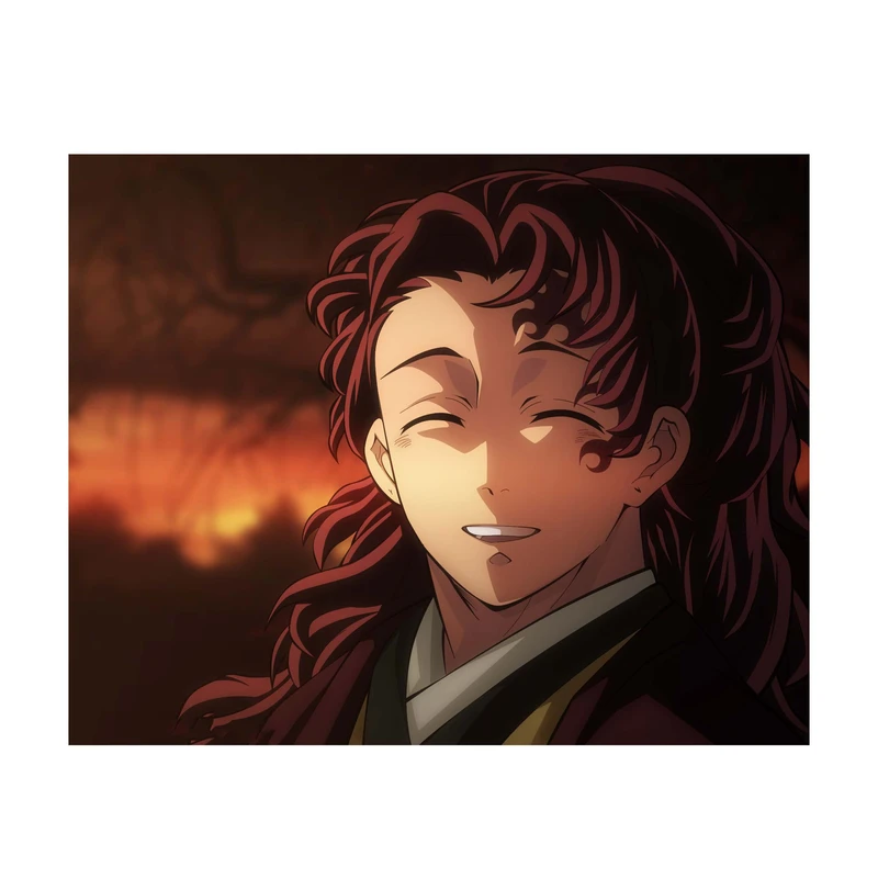 استیکر لپ تاپ و موبایل مدل انیمه طرح demon slayer Yoriichi Tsugikuni کد 1771