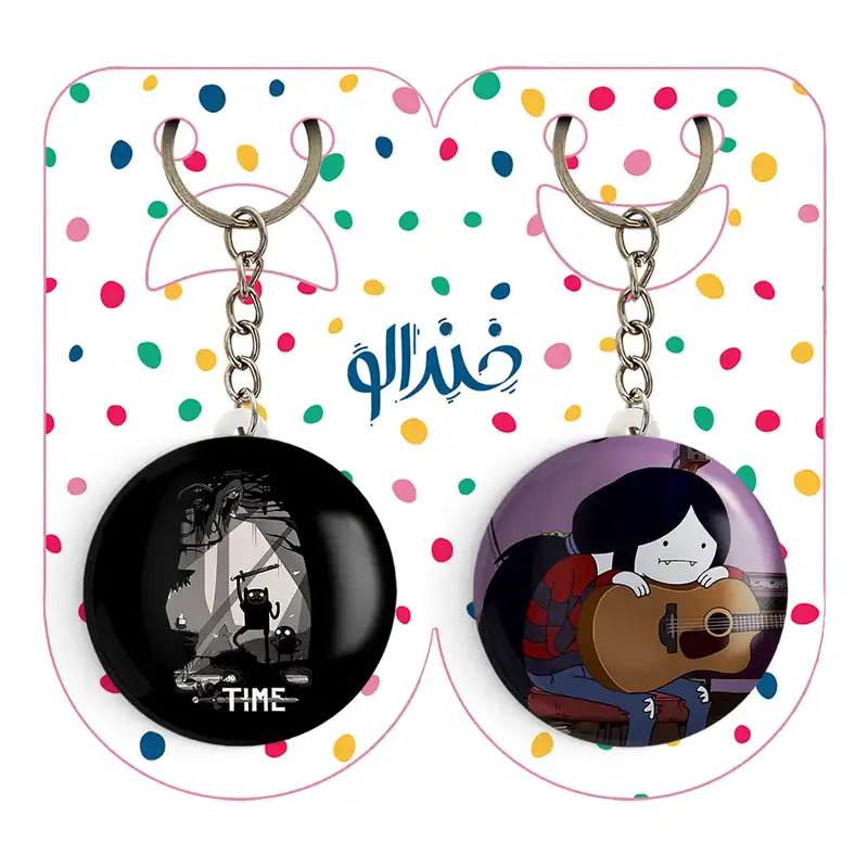 جاکلیدی خندالو مدل مارسلین وقت ماجراجویی Adventure Time کد 2083820846 مجموعه 2 عددی