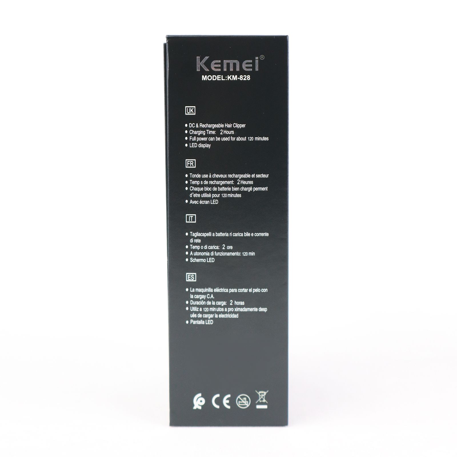 ماشین اصلاح موی صورت شارژی کیمی مدل KM-828 -  - 3
