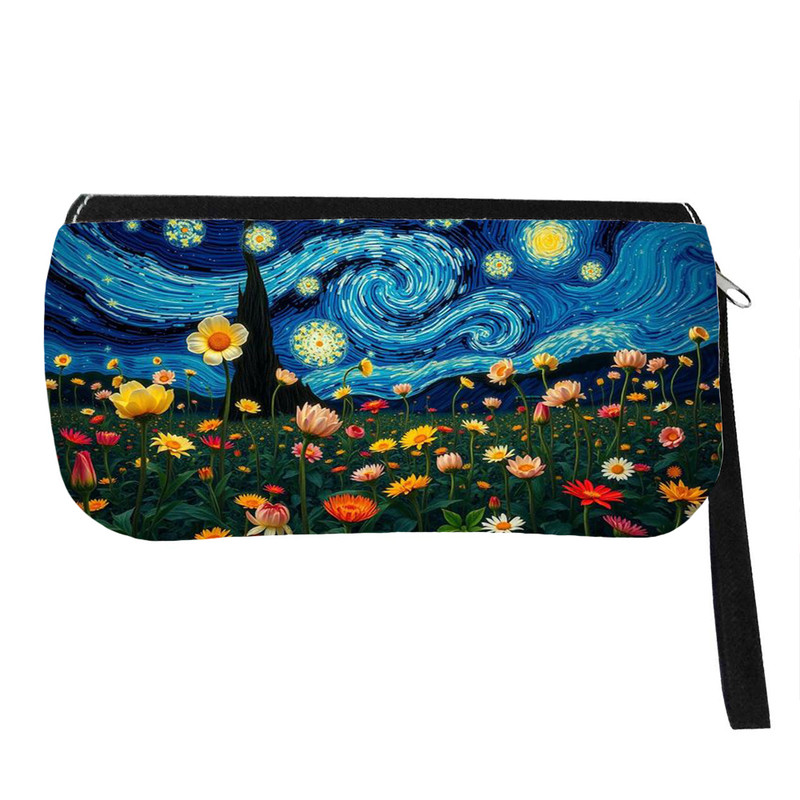 جامدادی پاد آفرین مدل فانتزی طرح ونگوگ شب پر ستاره کد p400