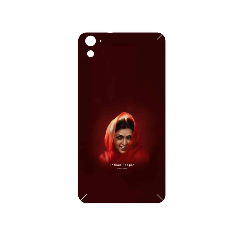 برچسب پوششی ماهوت مدل Portrait of an Indian Woman مناسب برای گوشی موبایل اچ تی سی One E9s
