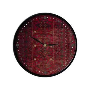 ساعت دیواری مدوپد طرح قالیچه بلوچ چهارترنح مدل C-balouch07