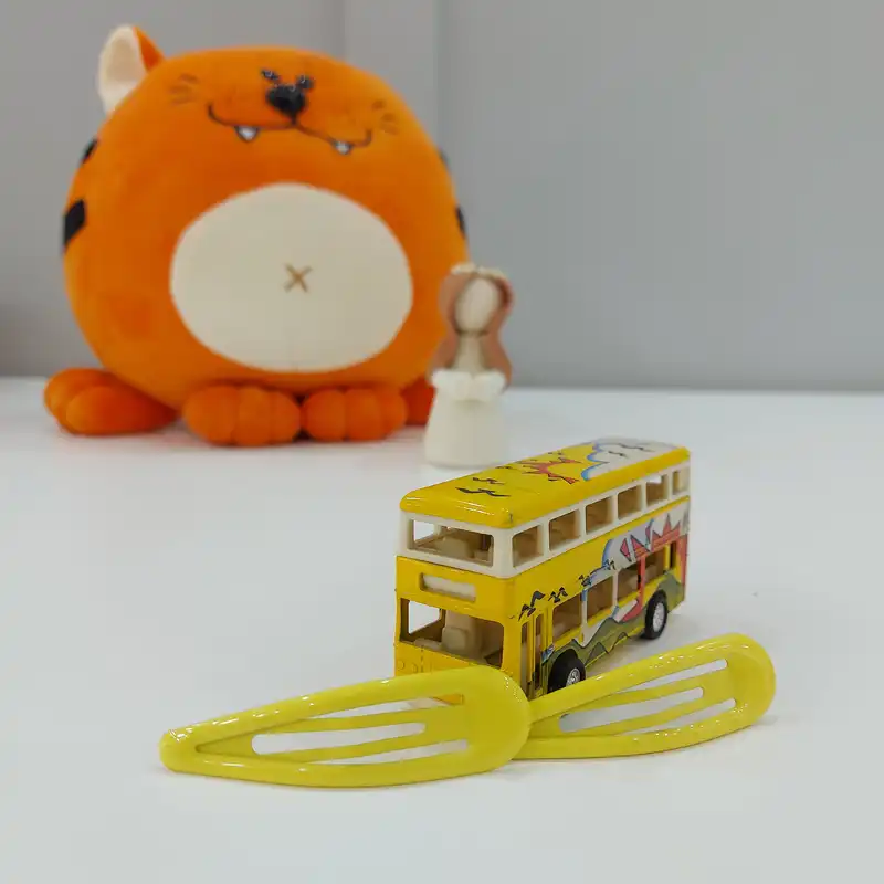 گیره مو زنانه مدل تق تقی پاستیلی بسته 2 عددی