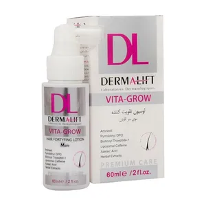 لوسیون تقویت کننده مو درمالیفت مدل Vita Grow حجم 60 میلی لیتر