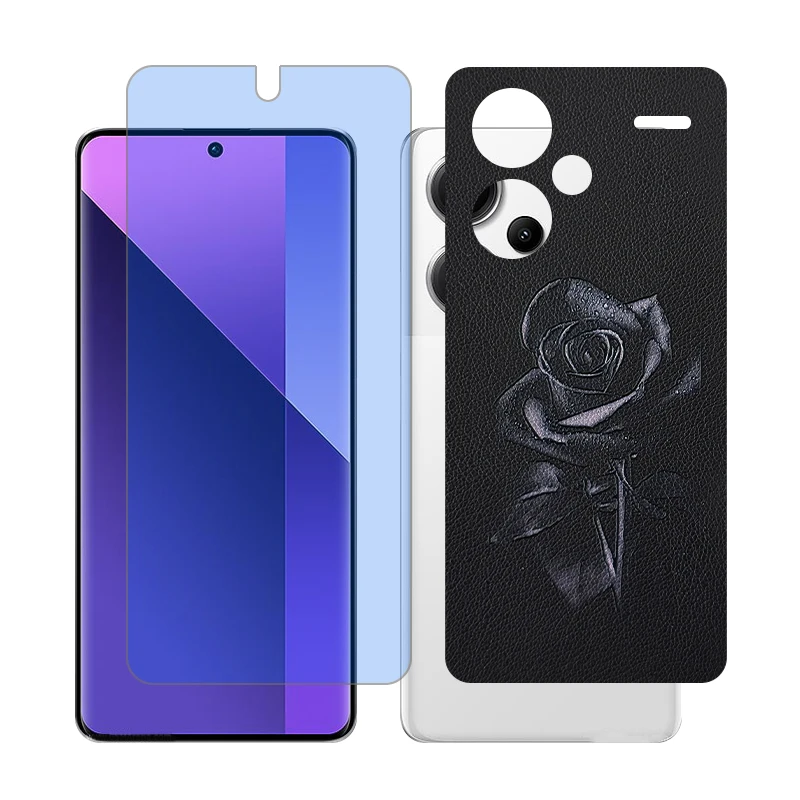 محافظ صفحه نمایش مات آنتی بلو گلس مدل Together مناسب برای گوشی موبایل شیائومی Redmi Note 13 Pro Plus به همراه برچسب پوششی
