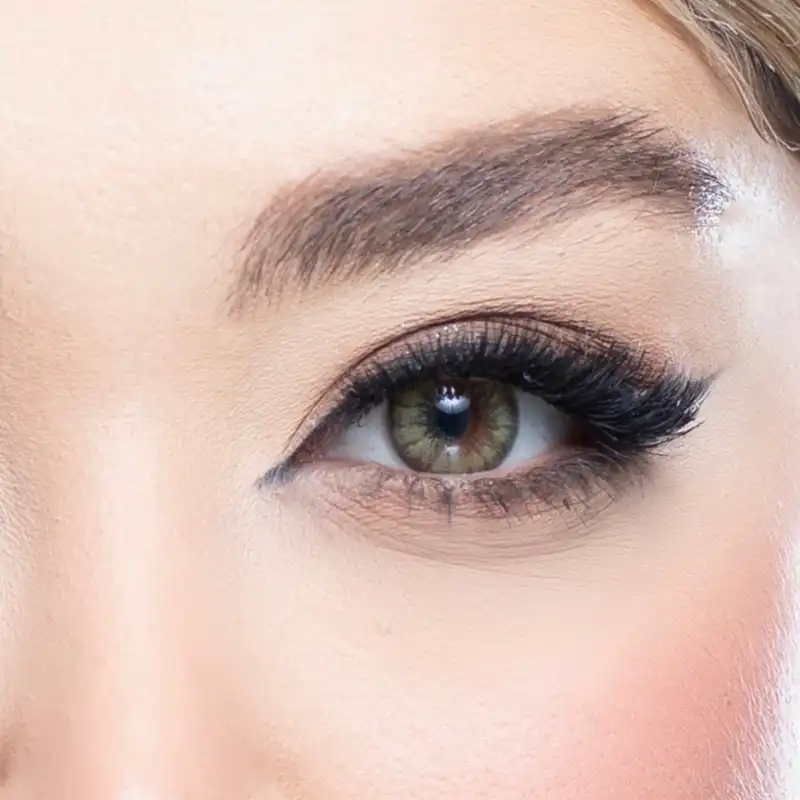 لنز چشم رویال ویژن کد361 رنگ سبز عسلی روشن