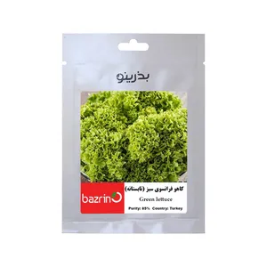 بذر صیفی جات کاهو فرانسوی سبز تابستانه بذرینو کد BZNO-292