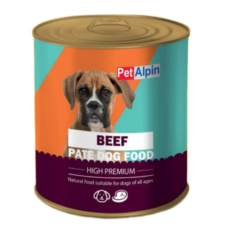 کنسرو سگ پتالپین مدل گوشت وزن 800 گرم