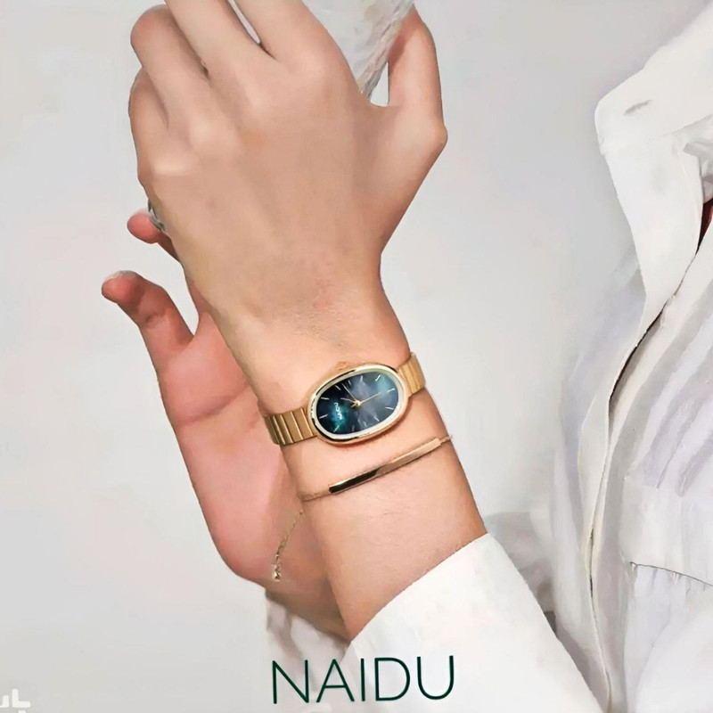 ساعت مچی عقربه ای زنانه مدل بند ریلی 02