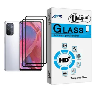 AFS Unique Glass MIX002 Screen Protector For Oppo A74 5G Pack Of 2