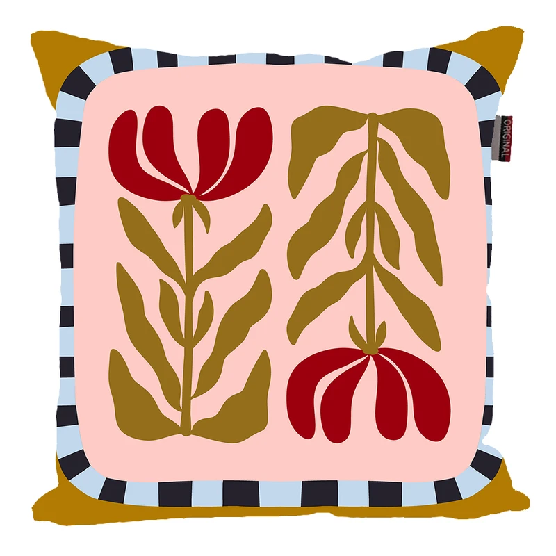 کوسن پاد آفرین مدل مینیمال طرح گل کد PK30117