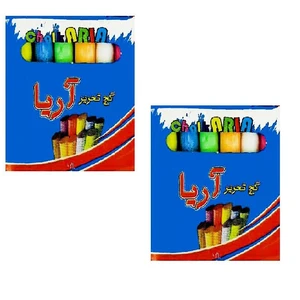 گچ رنگی مدل Chalk_06 بسته 12 عددی