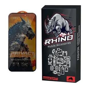 محافظ صفحه نمایش حریم شخصی راینو مدل HORO مناسب برای گوشی موبایل اپل iPhone 16 promax