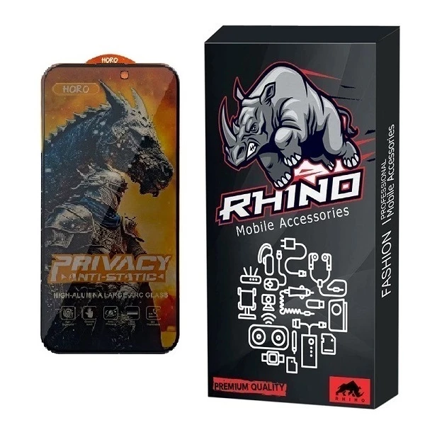 محافظ صفحه نمایش حریم شخصی راینو مدل HORO مناسب برای گوشی موبایل اپل iPhone 17