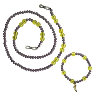 بند عینک زنانه مدل 0354 به همراه دستبند