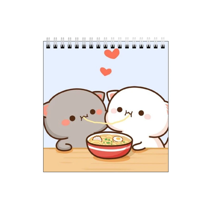 دفتر طراحی طرح گربه و نودل کد 8900595