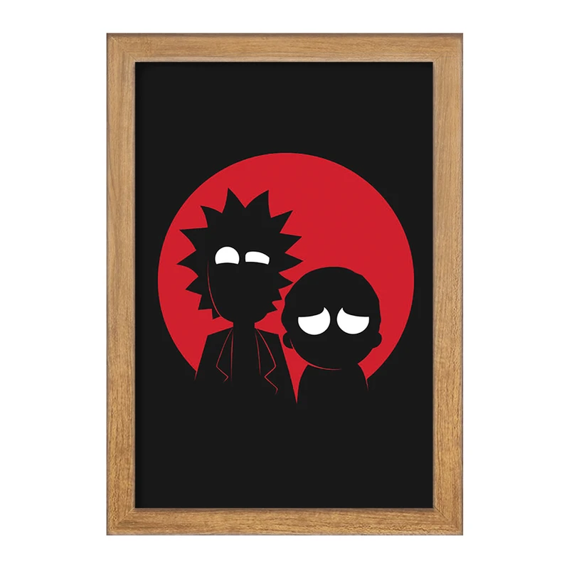 تابلو خندالو مدل ریک و مورتی Rick and Morty  کد 3210