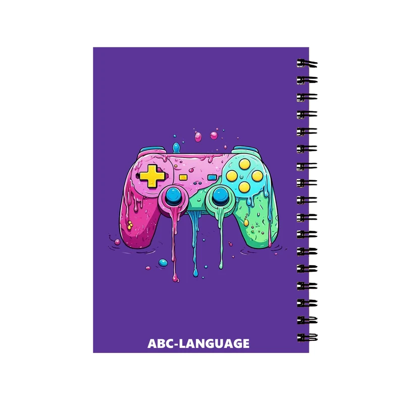 دفتر زبان 60 برگ مدل گیم و پلی استیشن کد 91