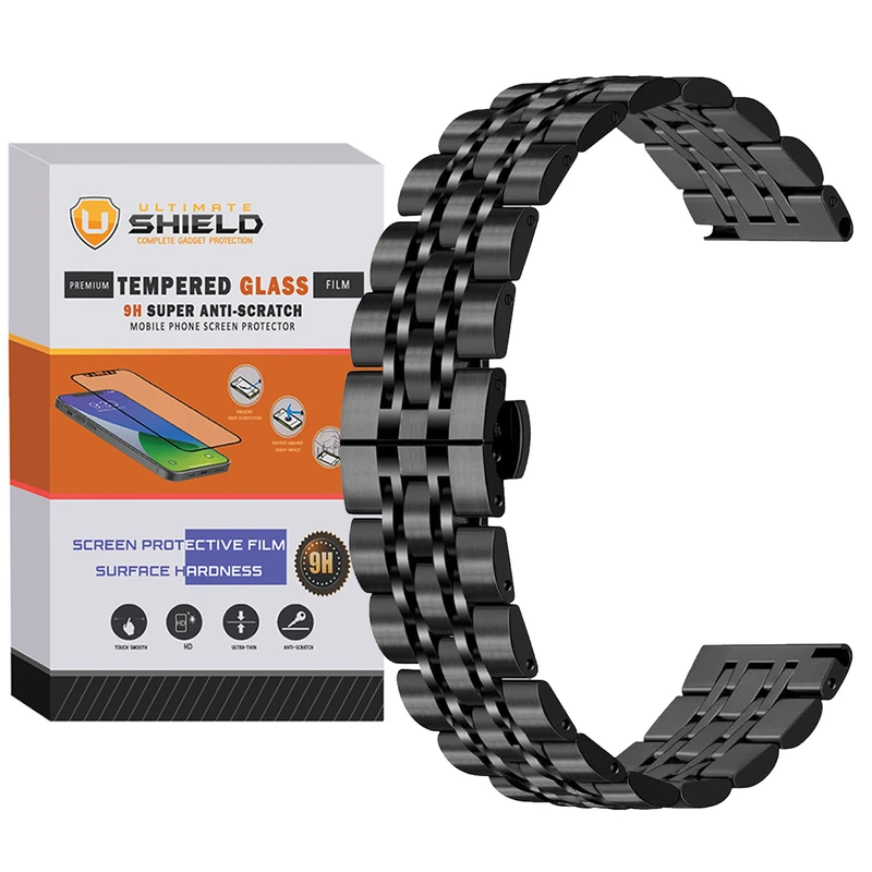 بند آلتیمیت شیلد مدل 7Row-UL-TW مناسب برای ساعت هوشمند سامسونگ Gear S3 classic / Frontier