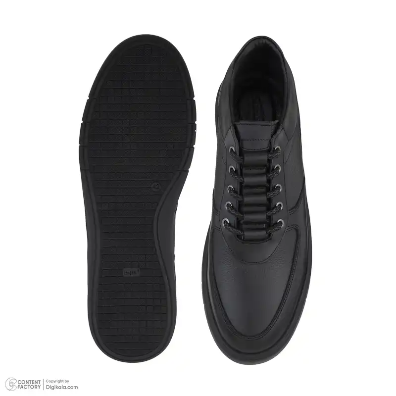 کفش روزمره مردانه چرم مشهد مدل J6303-001