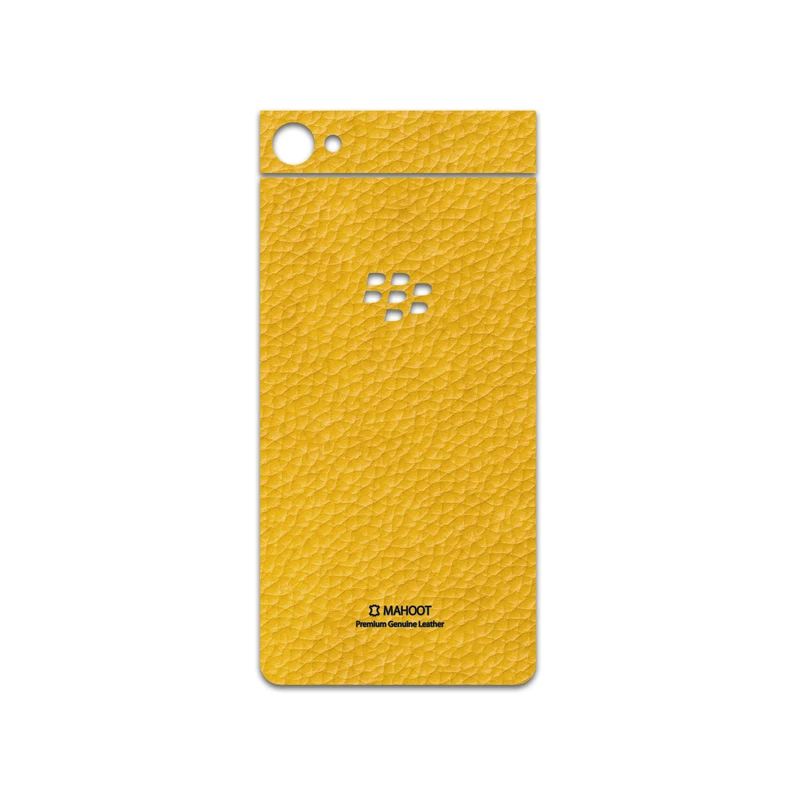 برچسب پوششی ماهوت مدل Mustard-Leather مناسب برای گوشی موبایل بلک بری Motion