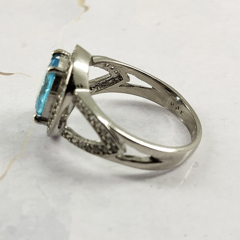 انگشتر نقره زنانه سلین کالا مدل توپاز کد 20