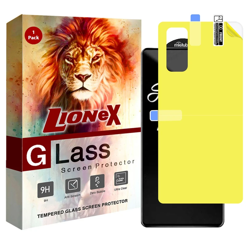 محافظ صفحه نمایش لایونکس مدل 2SN مناسب برای گوشی موبایل سامسونگ Galaxy S20 FE 5G به همراه محافظ پشت گوشی
