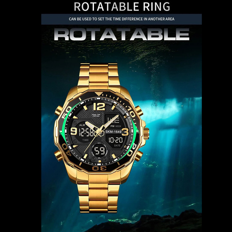 ساعت مچی عقربه‌ای مردانه اسکمی مدل 1649