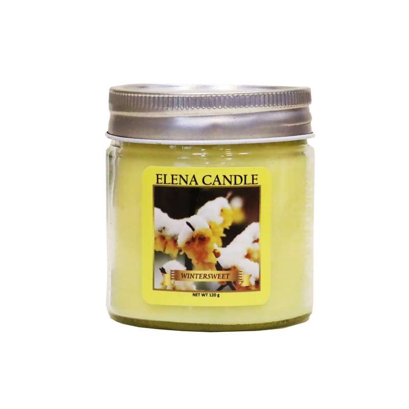 شمع لیوانی النا مدل گل یخ کد 120g