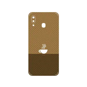 MAHOOT Minimal Cup of Coffee Icon Cover Sticker for Samsung Galaxy A20e