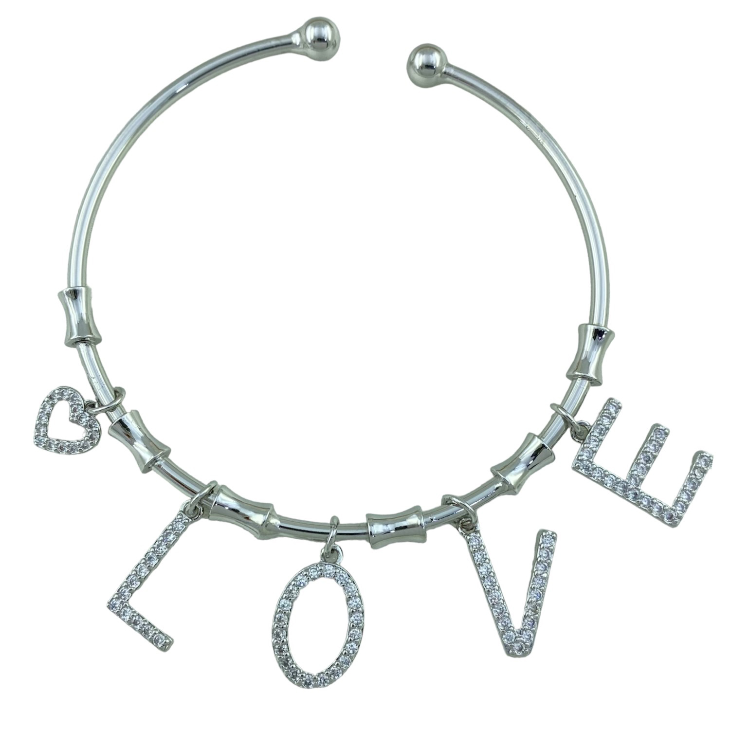 دستبند زنانه وای اس ایکس مدل LOVE کد B4246