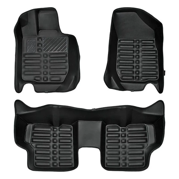 کفپوش پنج‌بعدی خودرو مدل چرم مناسب برای رنو L90