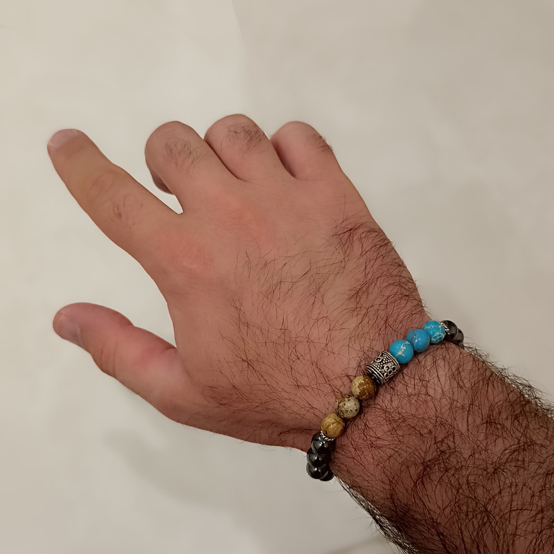 دستبند نقره مردانه مانچو مدل bs018 دستبند نقره مردانه مانچو مدل bs018