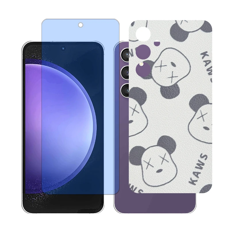 محافظ صفحه نمایش مات آنتی بلو گلس مدل Together مناسب برای گوشی موبایل سامسونگ Galaxy A55 به همراه برچسب پوششی 