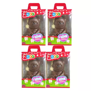 شکلات چوبی عروسکی زوو شیرین عسل - 65 گرم بسته 4 عددی