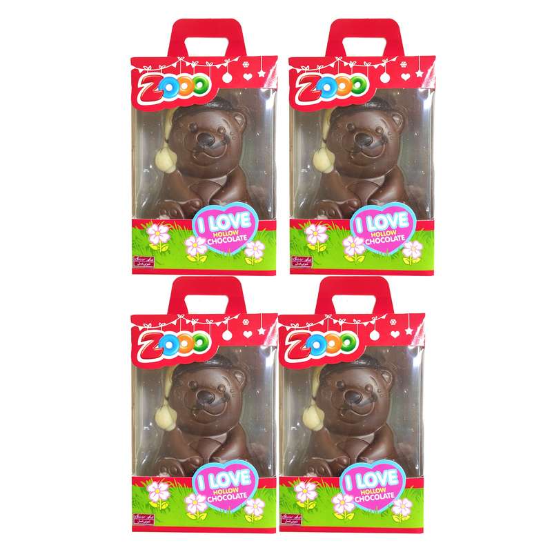 شکلات چوبی عروسکی زوو شیرین عسل - 65 گرم بسته 4 عددی
