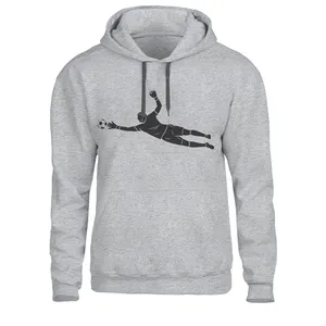 هودی مردانه مدل دروازه بان کد Z60 رنگ طوسی