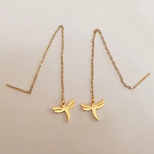 گوشواره زنانه مدل سنجاقک 3231