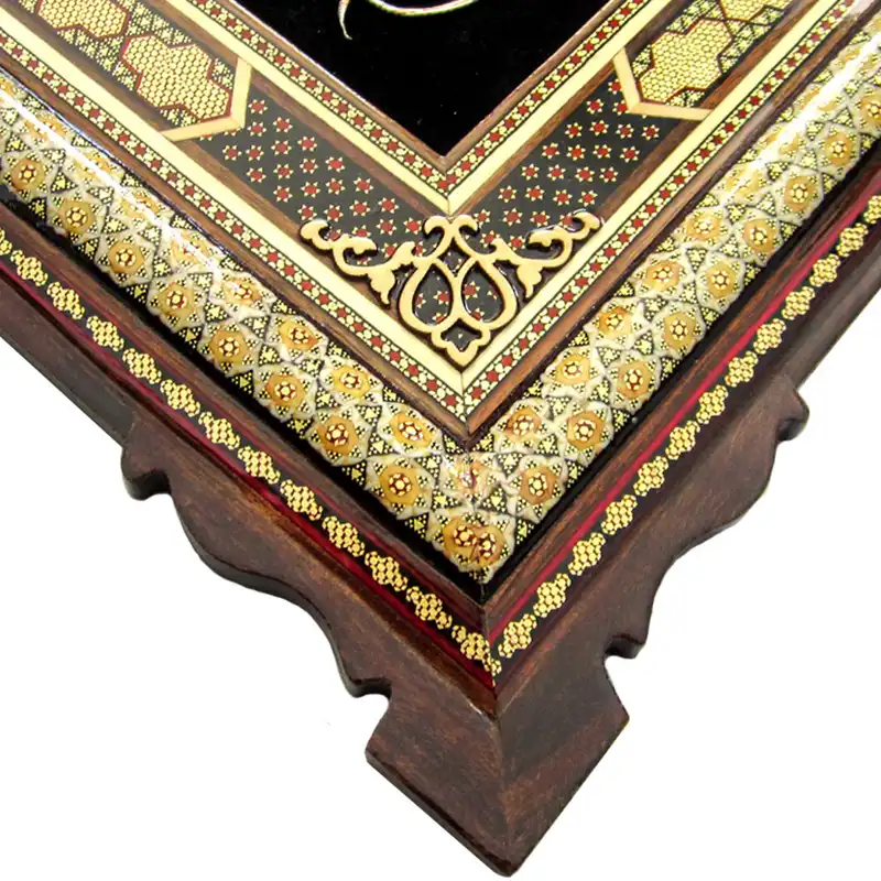 تابلو قلمزنی طرح گل ومرغ 5080-13