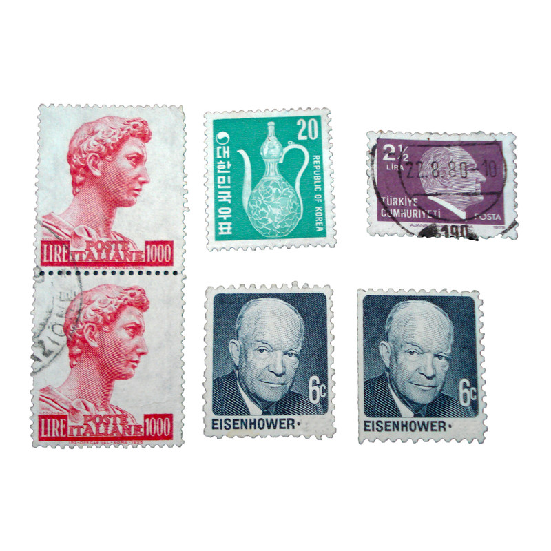 تمبر یادگاری مدل ملل کد bc-1954 مجموعه 6 عددی