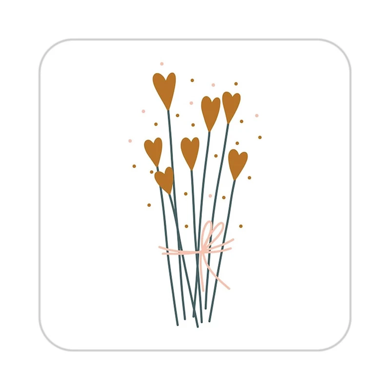 زیر لیوانی کاکتی طرح عاشقانه مدل mp40605