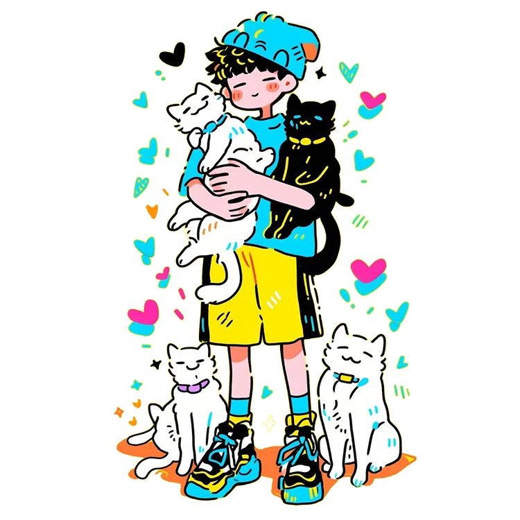 استیکر پارچه و لباس پاد آفرین مدل کارتونی کد S1626