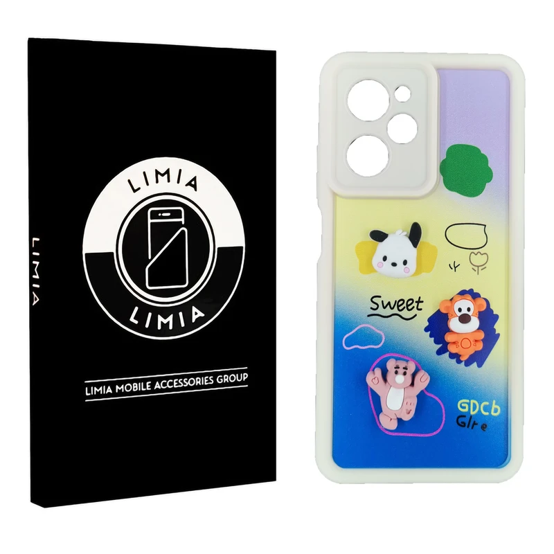 کاور لیمیا مدل فانتزی لنزدار ژله ای طرح عروسکی برجسته مناسب برای گوشی موبایل شیائومی Redmi Poco X5 Pro