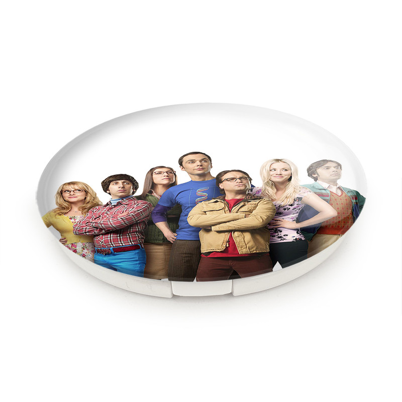 آینه جیبی خندالو طرح سریال تئوری بیگ بنگ The Big Bang Theory مدل تاشو کد 13310