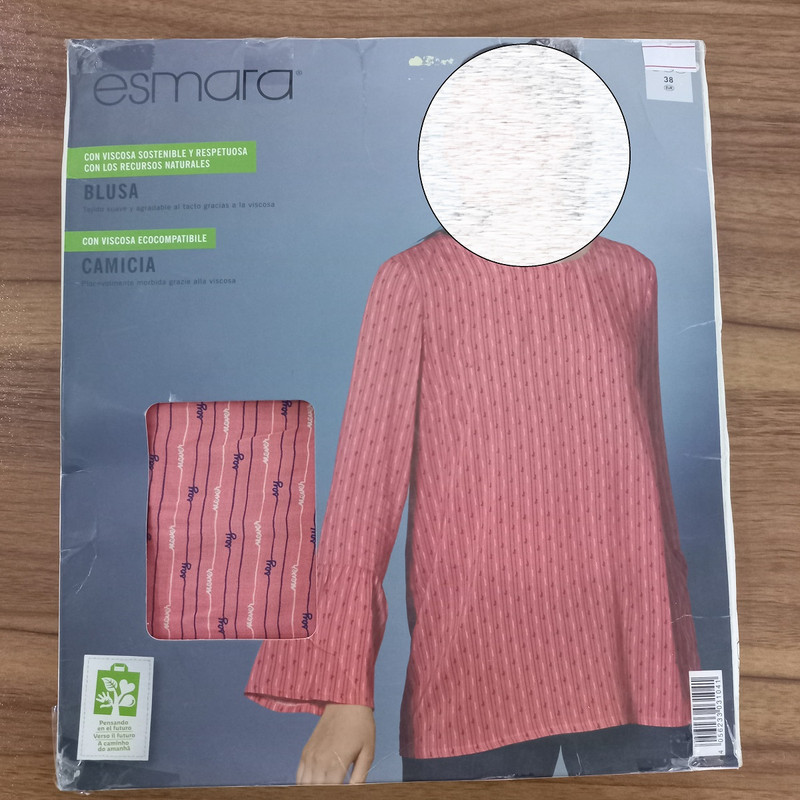 بلوز آستین بلند زنانه اسمارا مدل ویسکوز کد 13280499