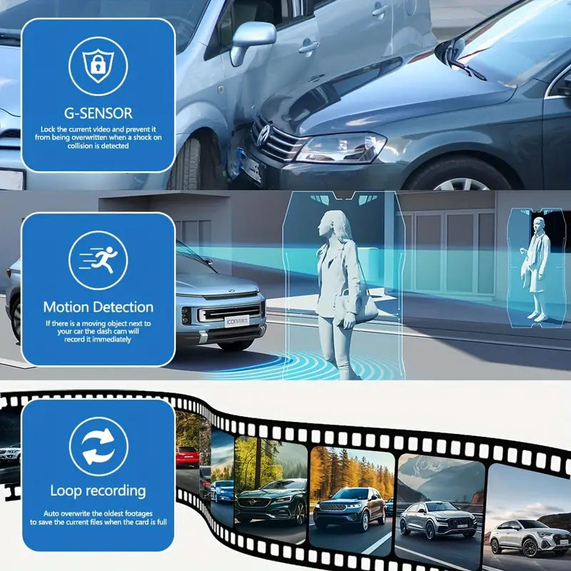 دوربین فیلم برداری ثبت وقایع خودرو مدل RoadLens-VS22