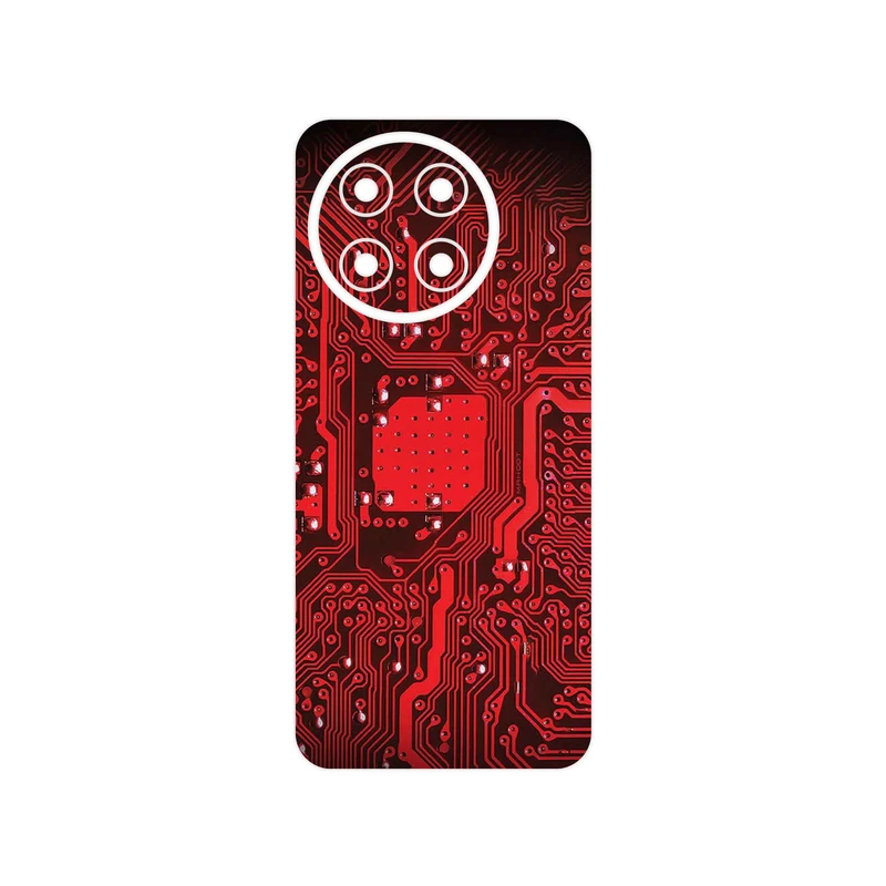 برچسب پوششی ماهوت مدل Red_Printed_Circuit_Board مناسب برای گوشی موبایل تکنو Spark 30 Pro