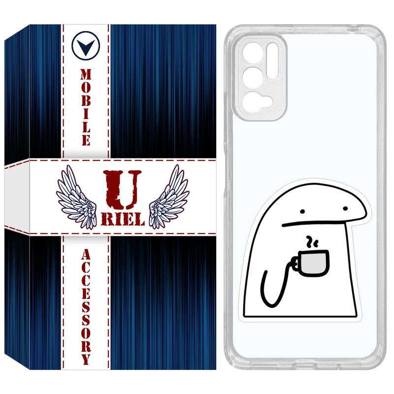 کاور یوریل مدل Clear کد 79 طرح پوکرفیس مناسب برای گوشی موبایل شیائومی Redmi Note 10 5G / Note 11SE / Poco M3 Pro