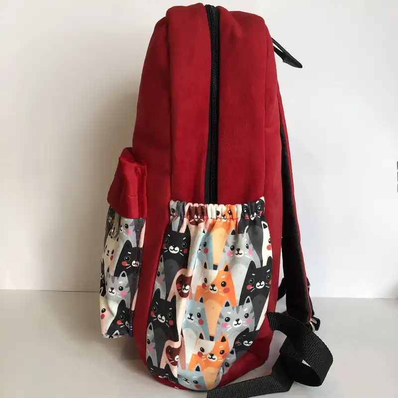 کوله پشتی الوا مدل فانتزی طرح گربه