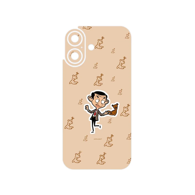 برچسب پوششی ماهوت مدل Mr.Bean مناسب برای گوشی موبایل اپل iPhone 16